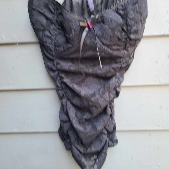 Victorias Secret Black Sexy Little Things Corset size Large - Picture 3 of 7